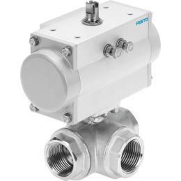 VZBM-A-3/8"-RP-25-F-3L-B2-PB20 unité d'entraînement de robinet à boisseau sphéri
