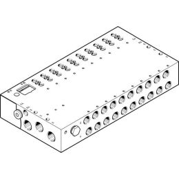 VABM-L1-18W-G38-8-G barrette de raccordement